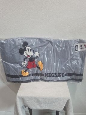 Mickey Mouse Gray Decorative  Pillow Cover with Character Print